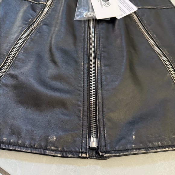 Maison margiela open back distressed leather‎ vest 44/large (runs small!) - Picture 3 of 14